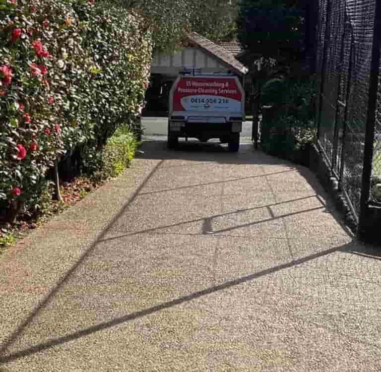 Paver Driveway Cleaning Sydney | SS House Washing - SS House Washing Pressure cleaning paver driveway in Sydney to remove grime and moss