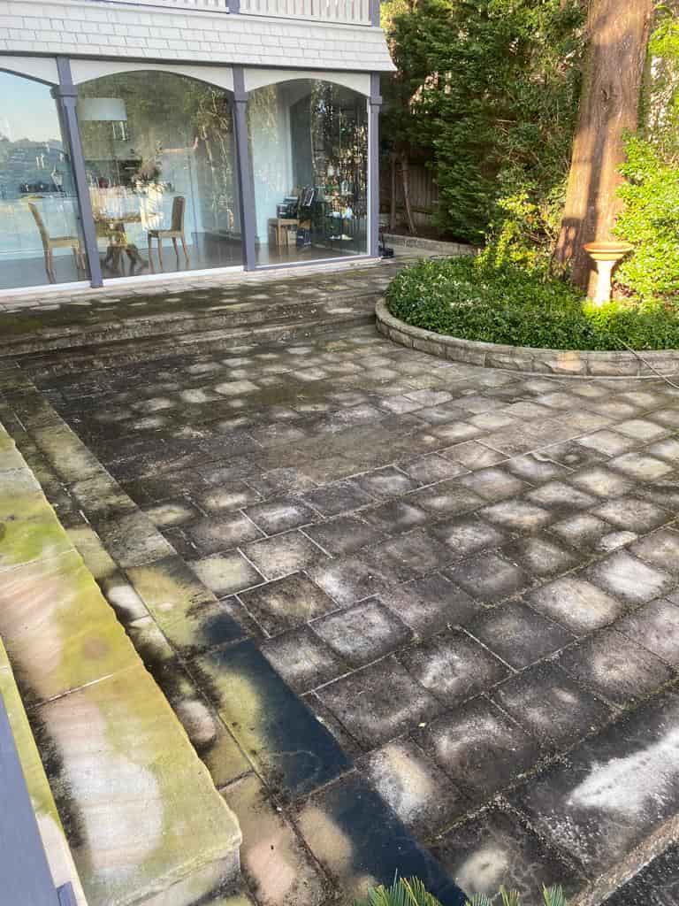 Before House Exterior Washing – SS House Washing Sydney - SS House Washing Before exterior house washing in Sydney – dirt, mould and weather stains visible